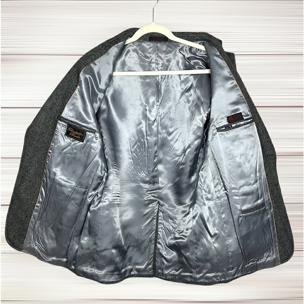 Christopher Brooksgray Wool Two-Button Single Ven… - image 5